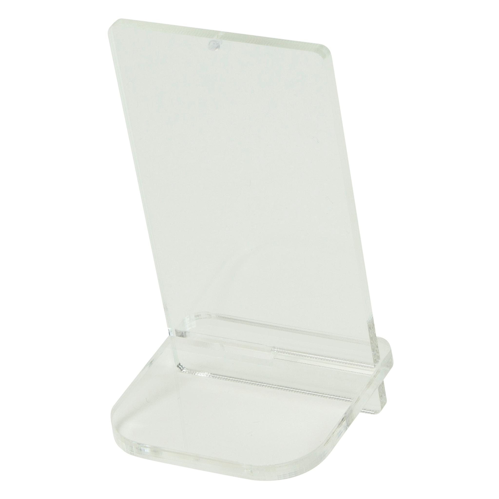 POPスタンド 名刺 縦 クリア 裏面 拡大