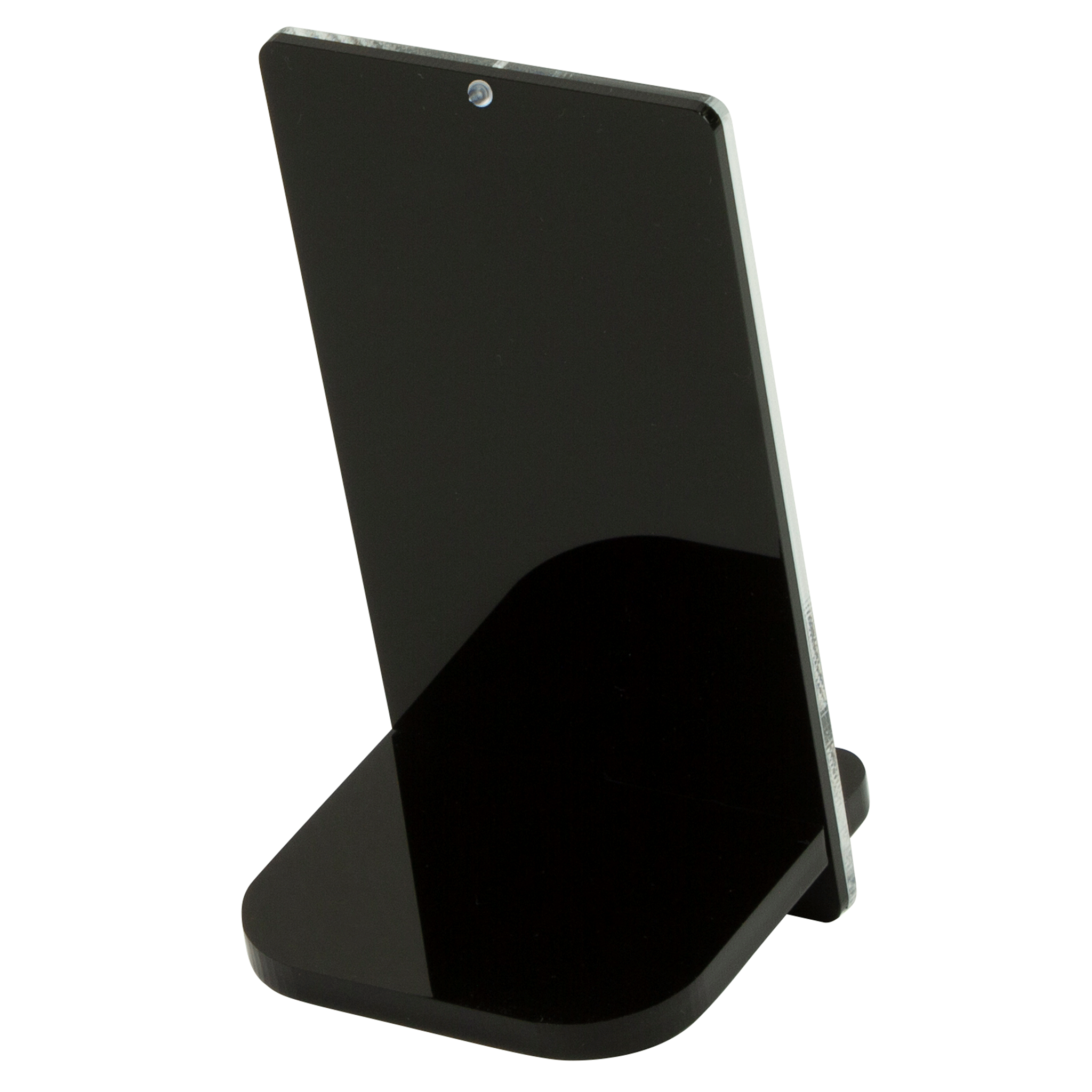 POPスタンド 名刺 縦 黒 裏面 拡大