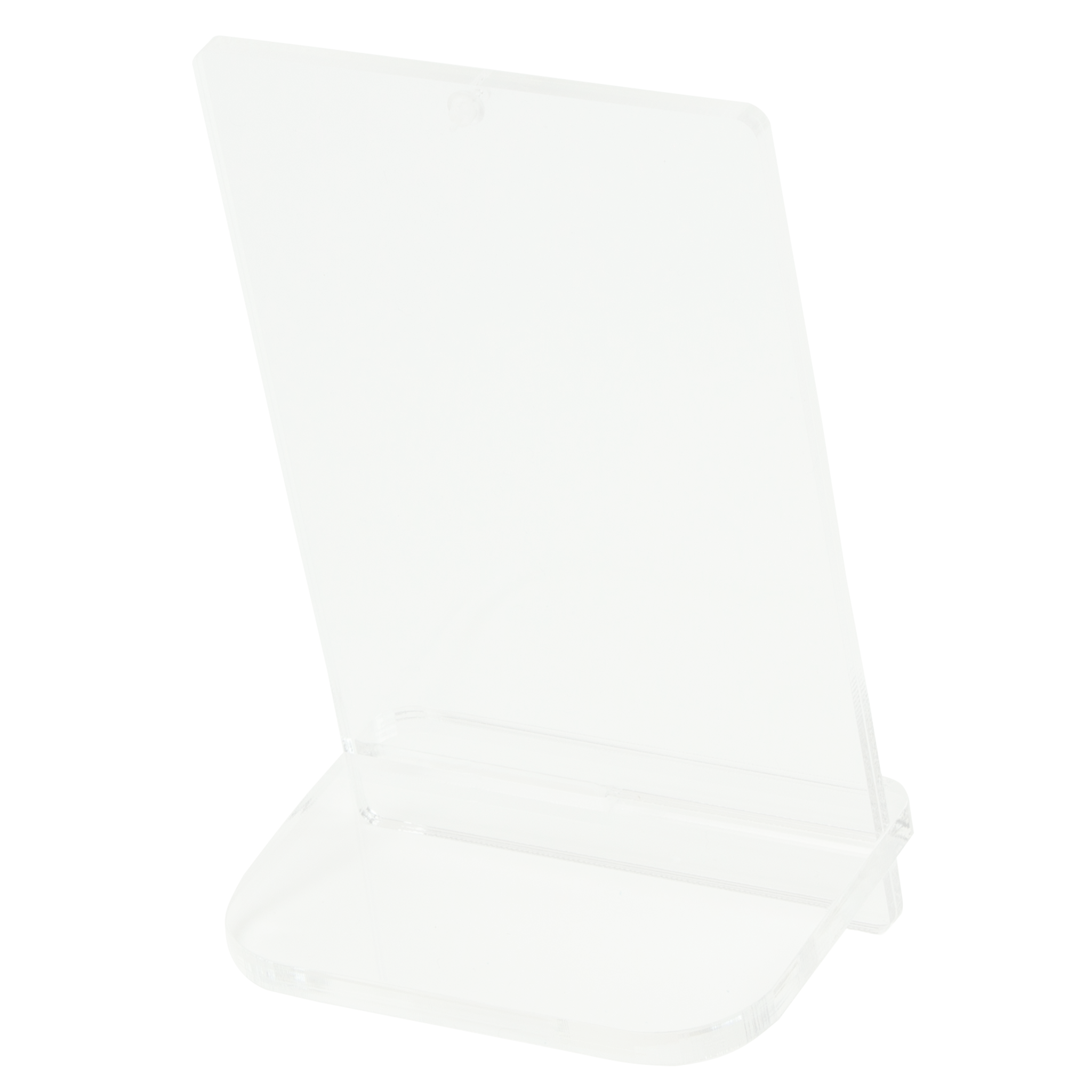 POPスタンド A7  縦 クリア 裏面 拡大