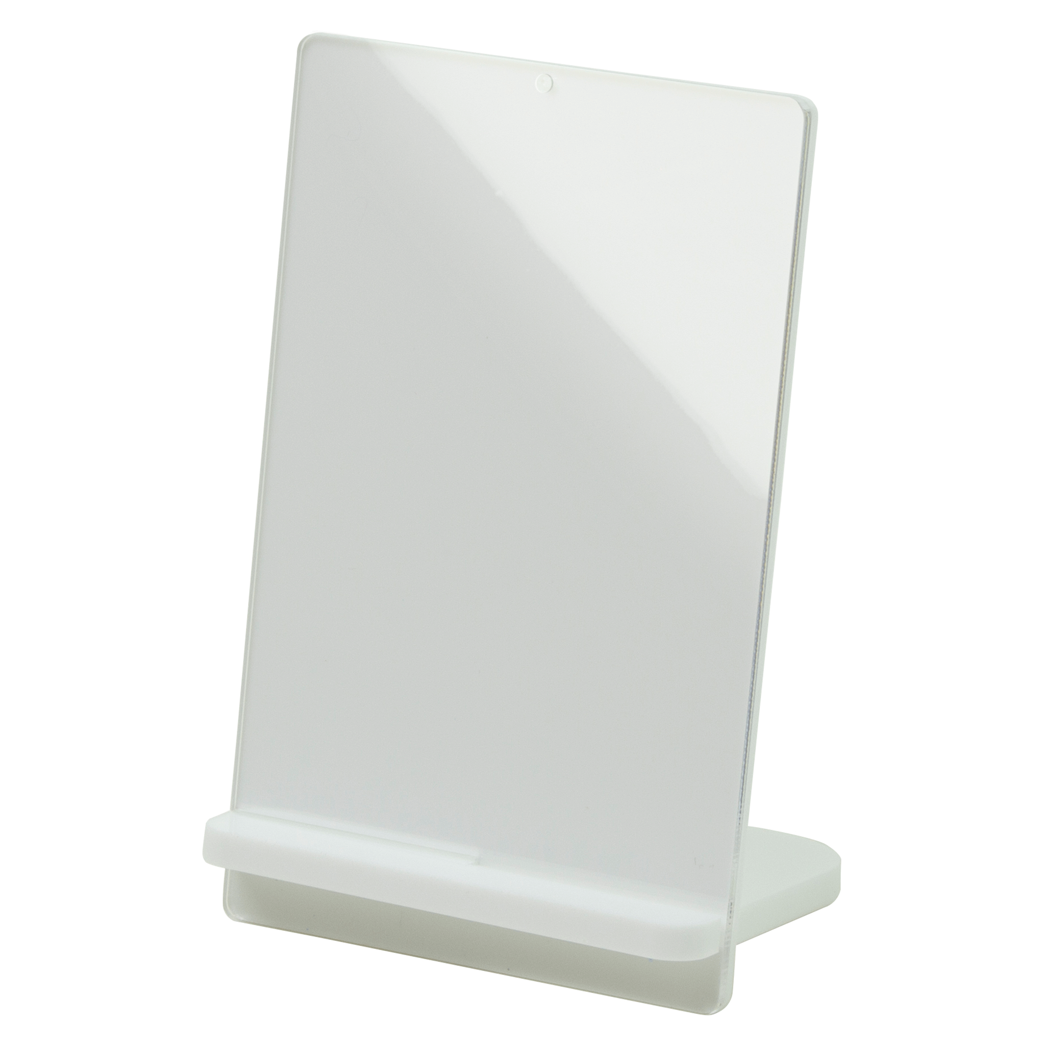 POPスタンド A7  縦 白 拡大