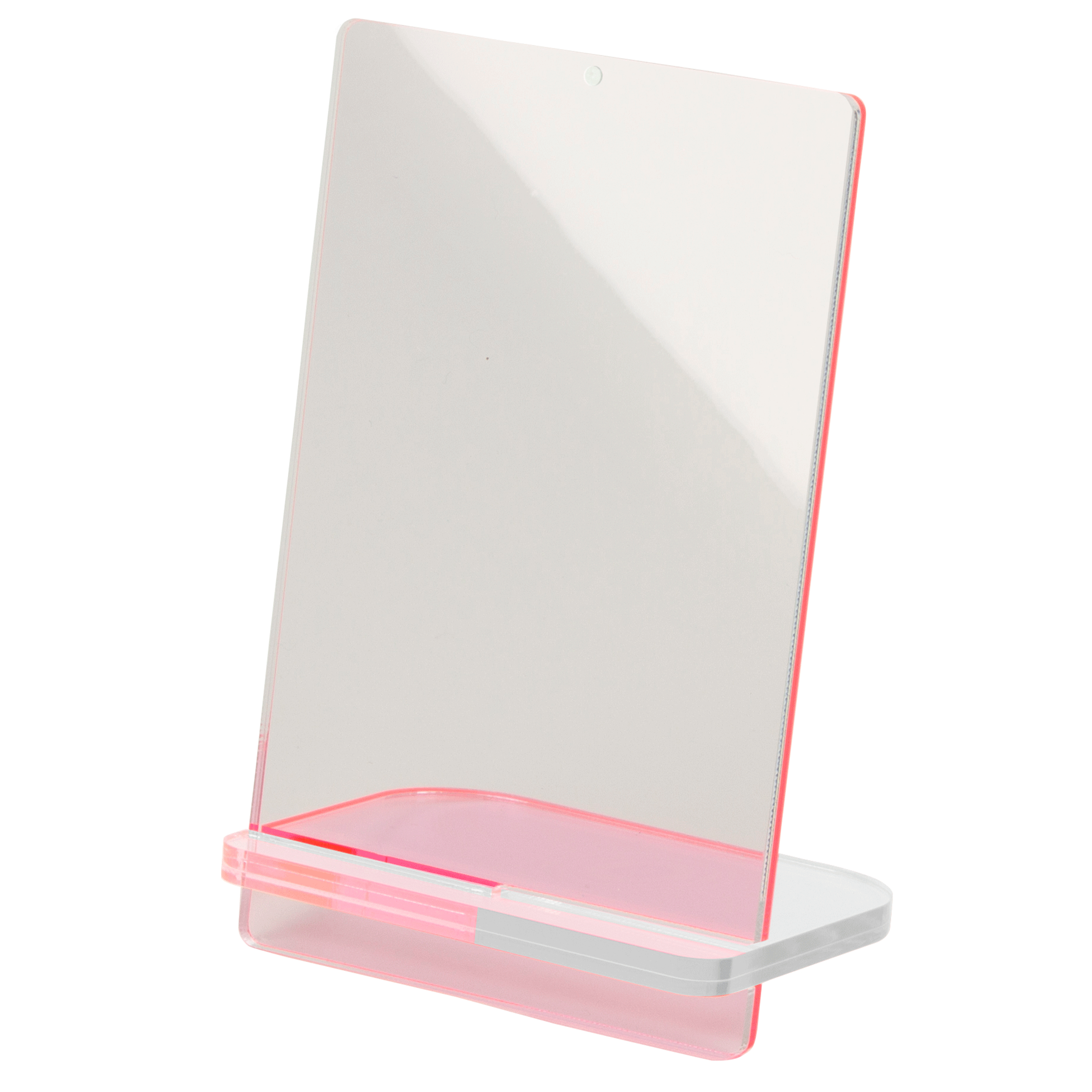 POPスタンド A7  縦 蛍光ピンク 拡大