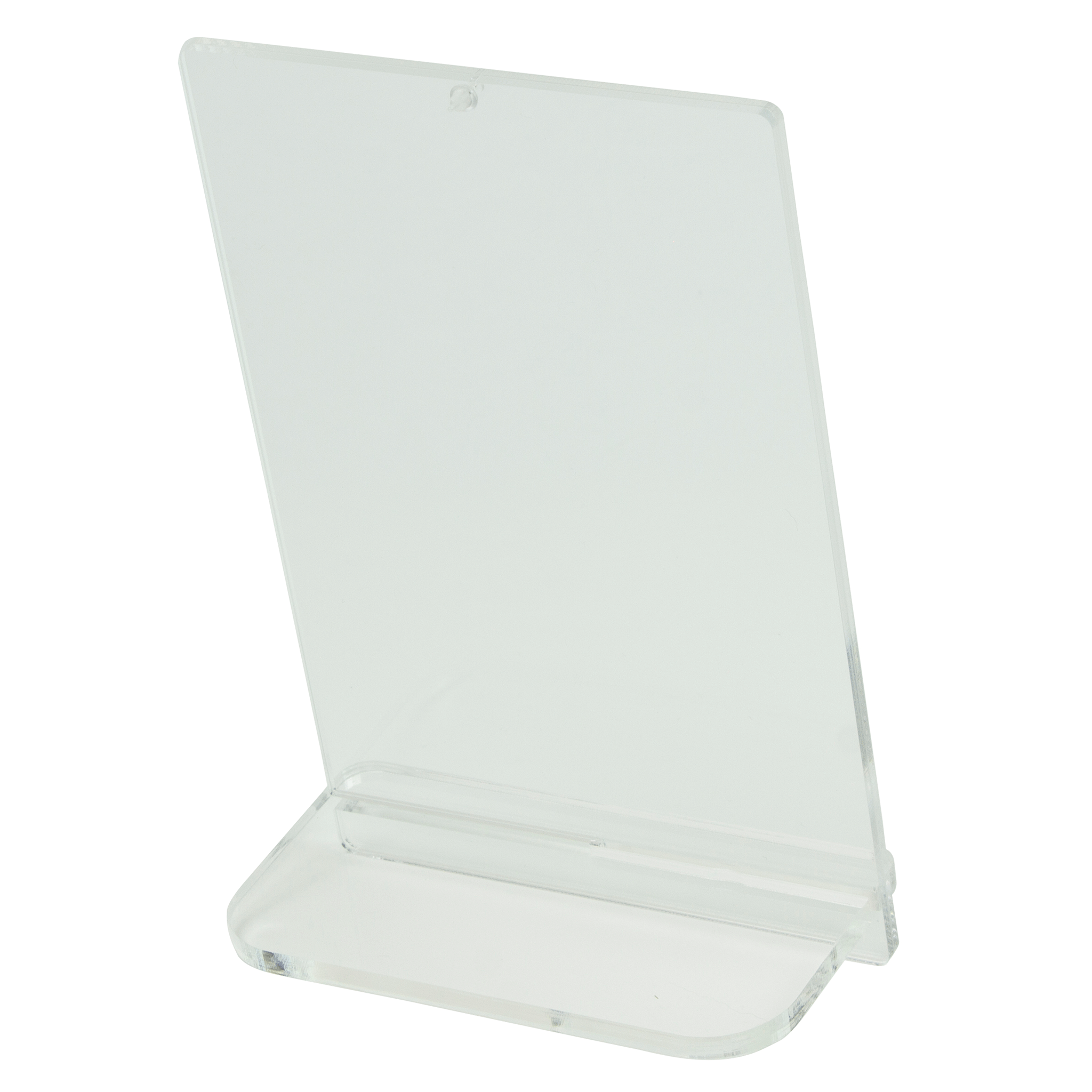 POPスタンド A６  縦 クリア 裏面 拡大