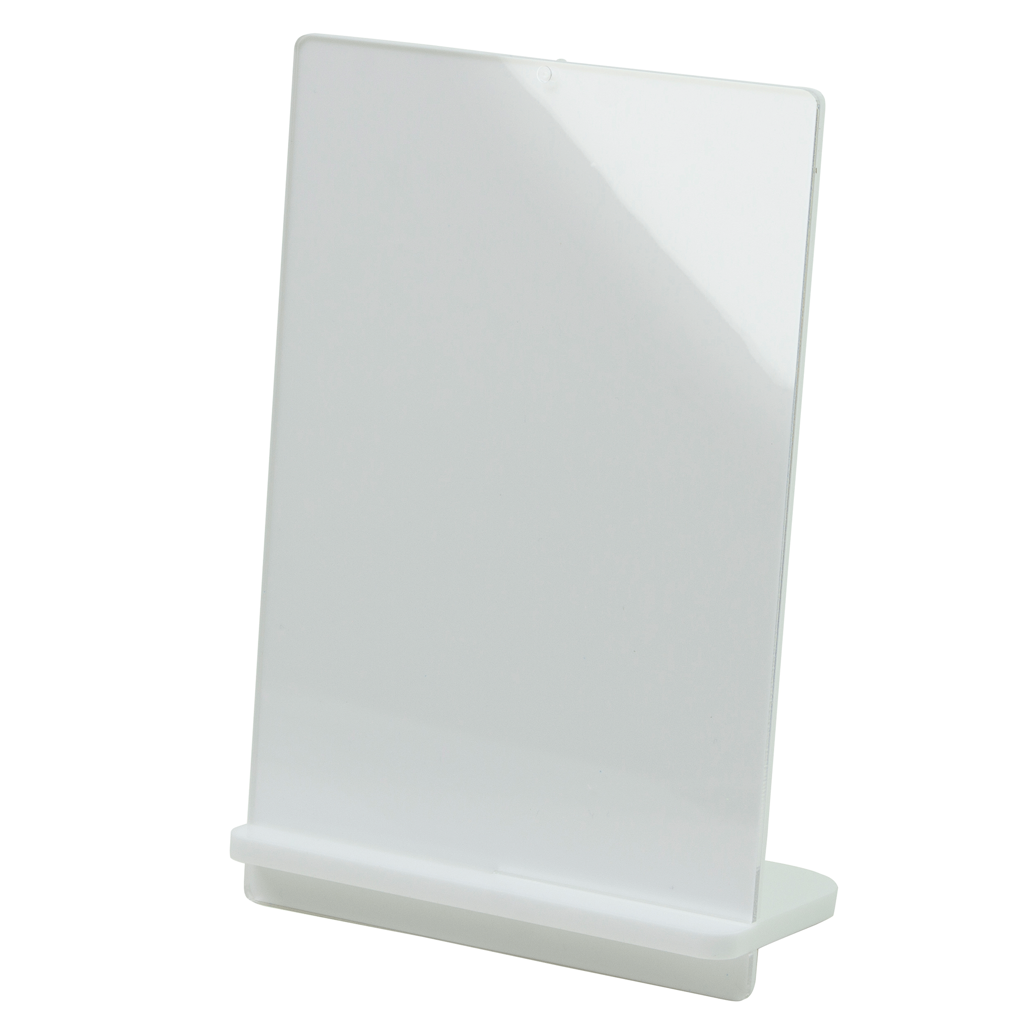 POPスタンド A６  縦 白 拡大