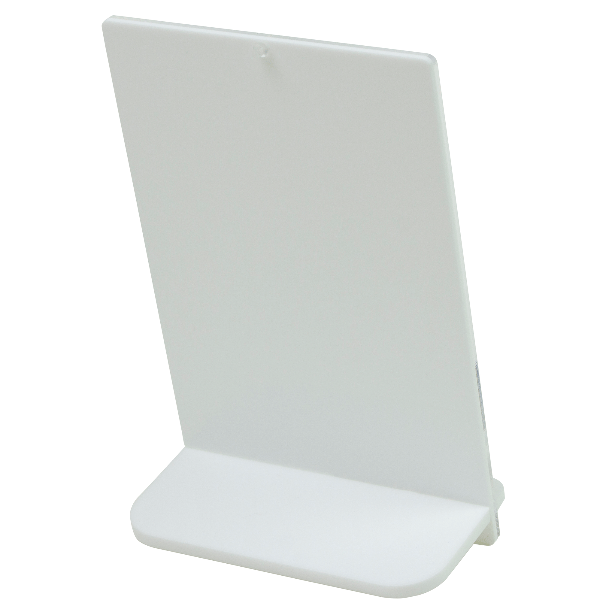 POPスタンド A６  縦 白 裏面 拡大