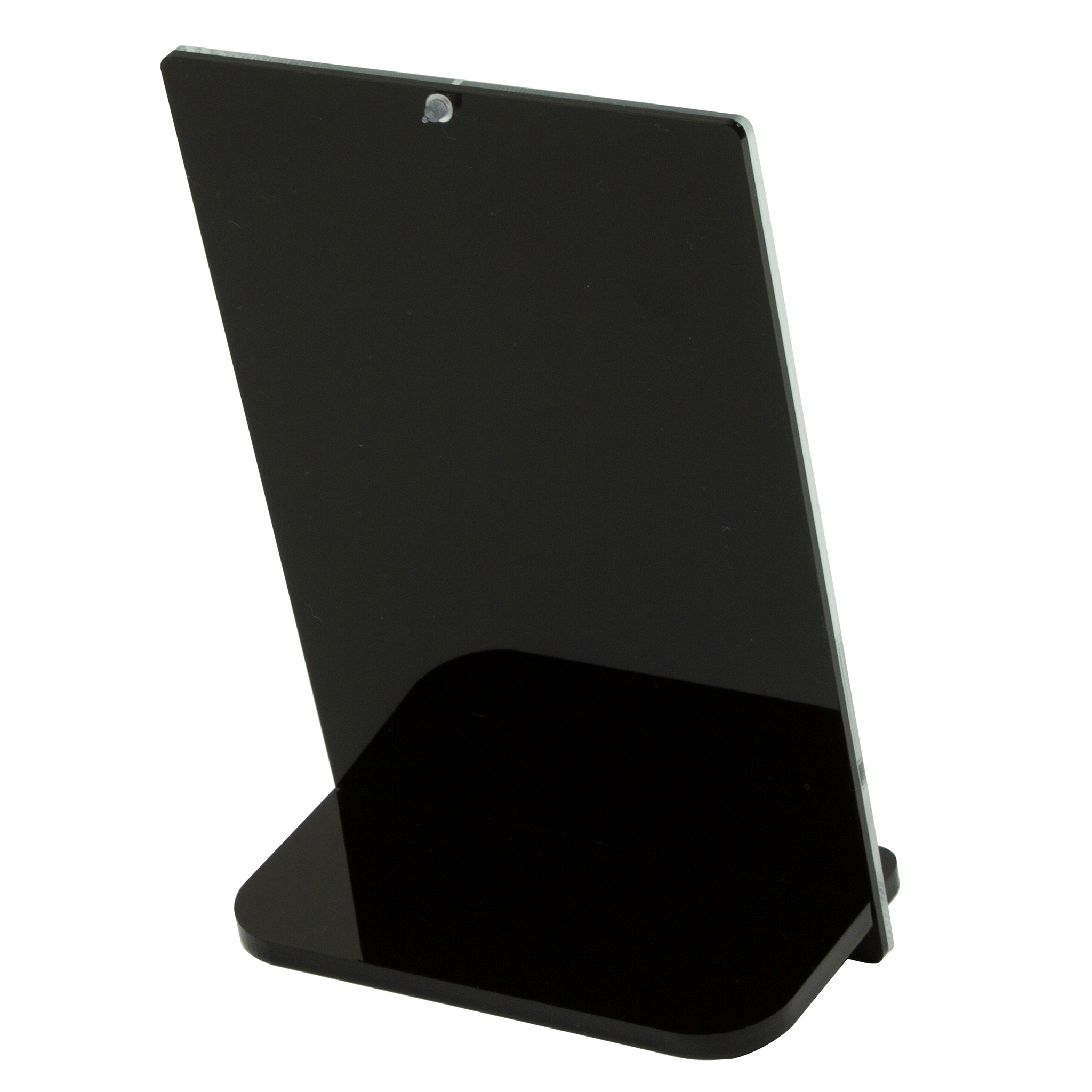 POPスタンド A６  縦 黒 裏面 拡大