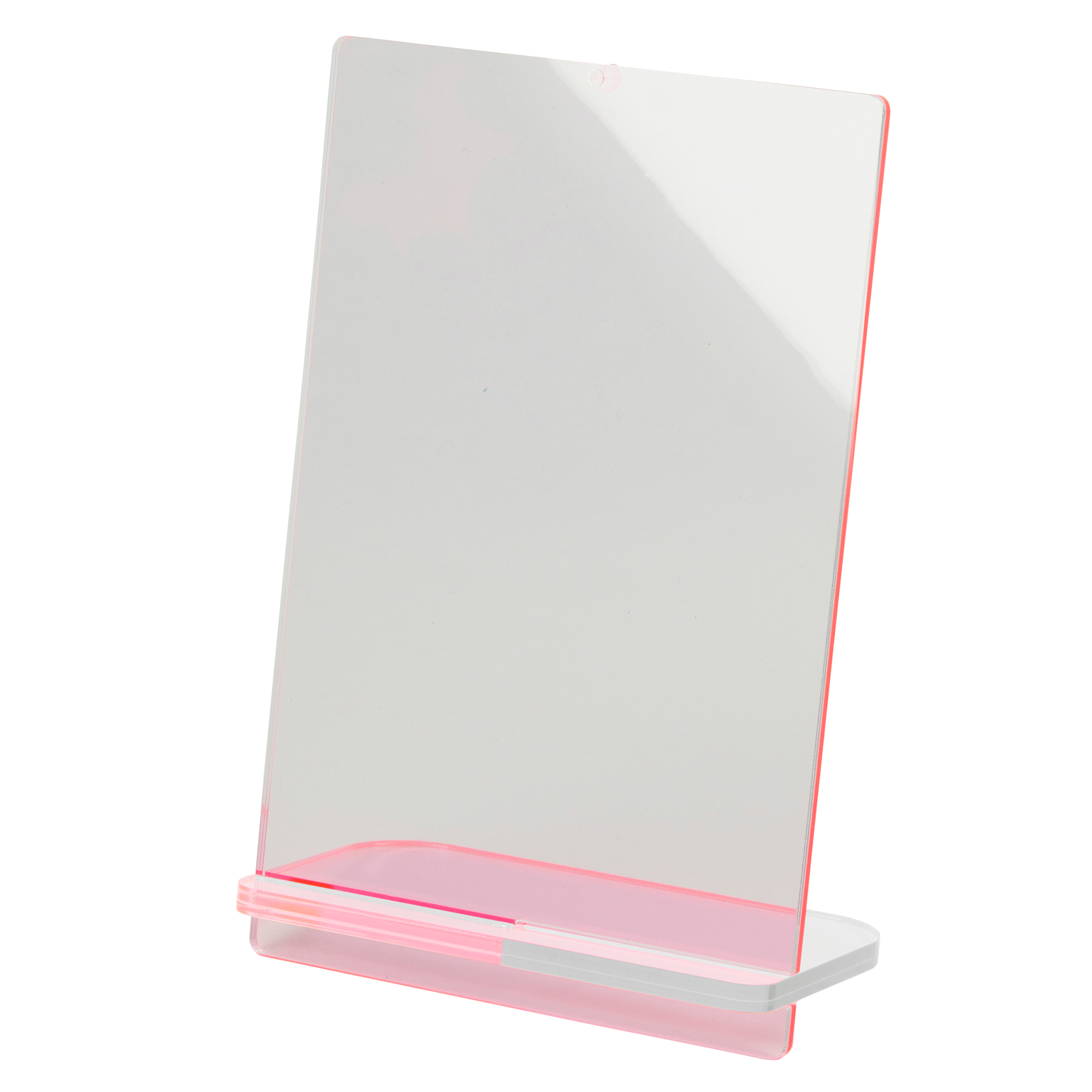 POPスタンド A６  縦 蛍光ピンク 拡大