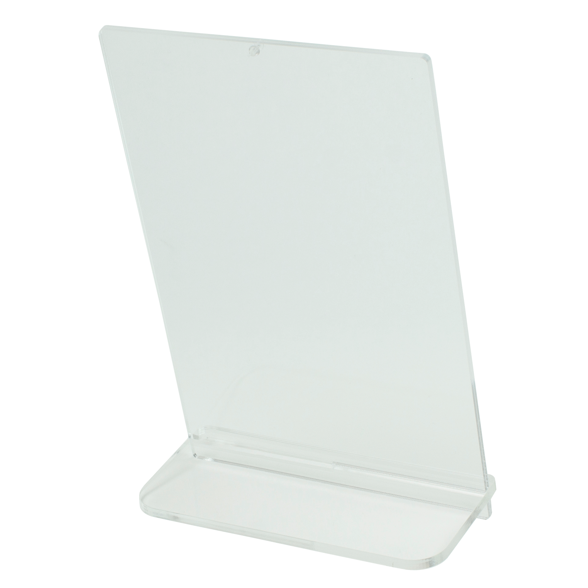 POPスタンド A５  縦 クリア 裏面 拡大