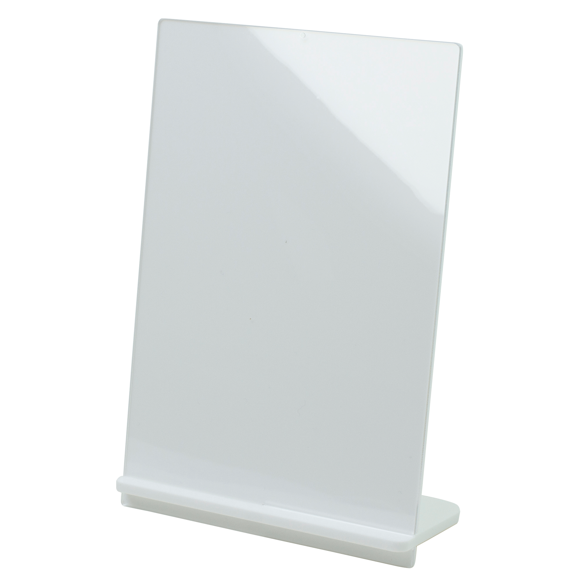 POPスタンド A５  縦 白 拡大