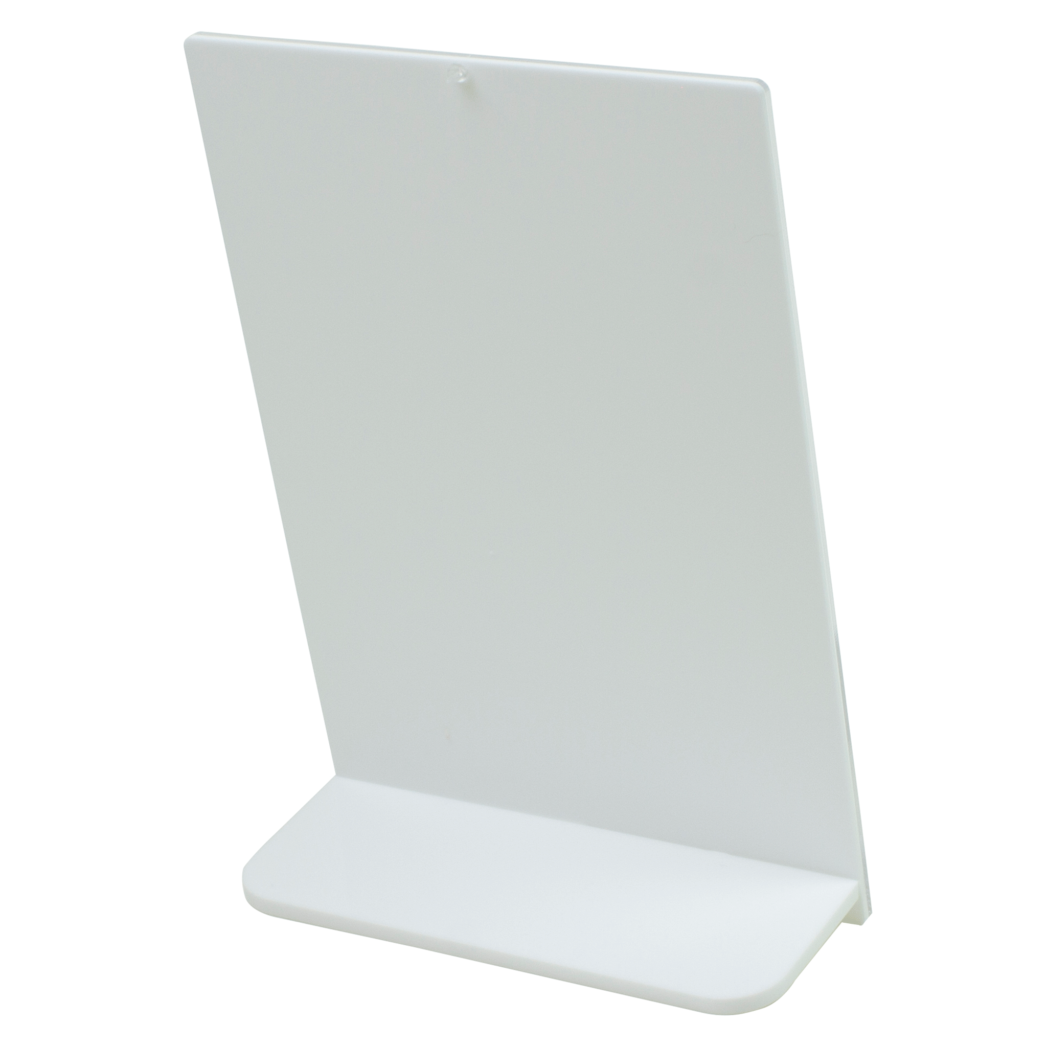 POPスタンド A５  縦 白 裏面 拡大