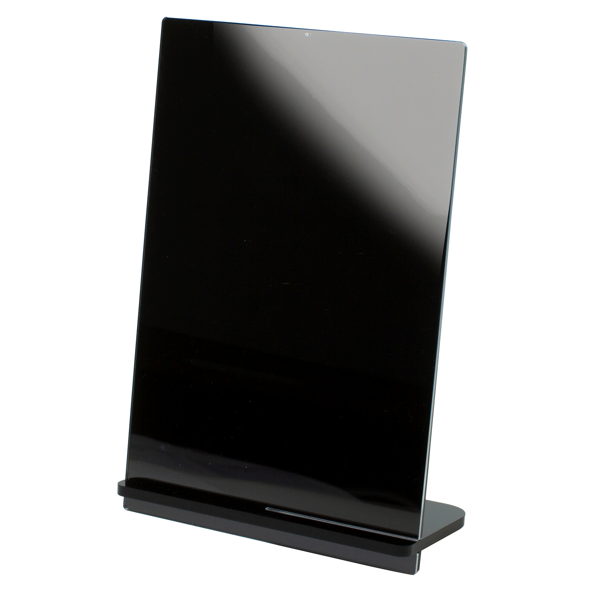 POPスタンド A５  縦 黒 拡大