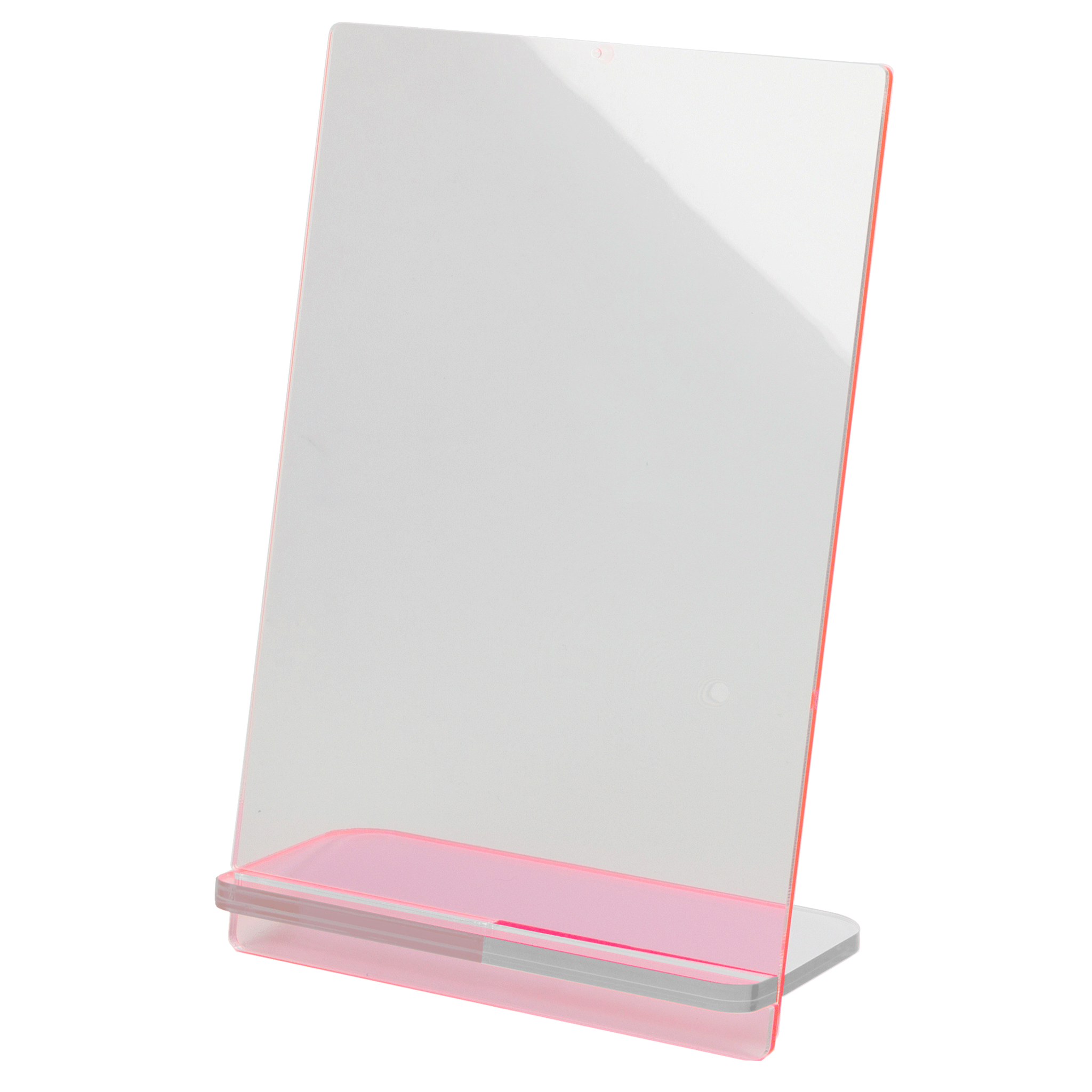 POPスタンド A５  縦 蛍光ピンク　拡大