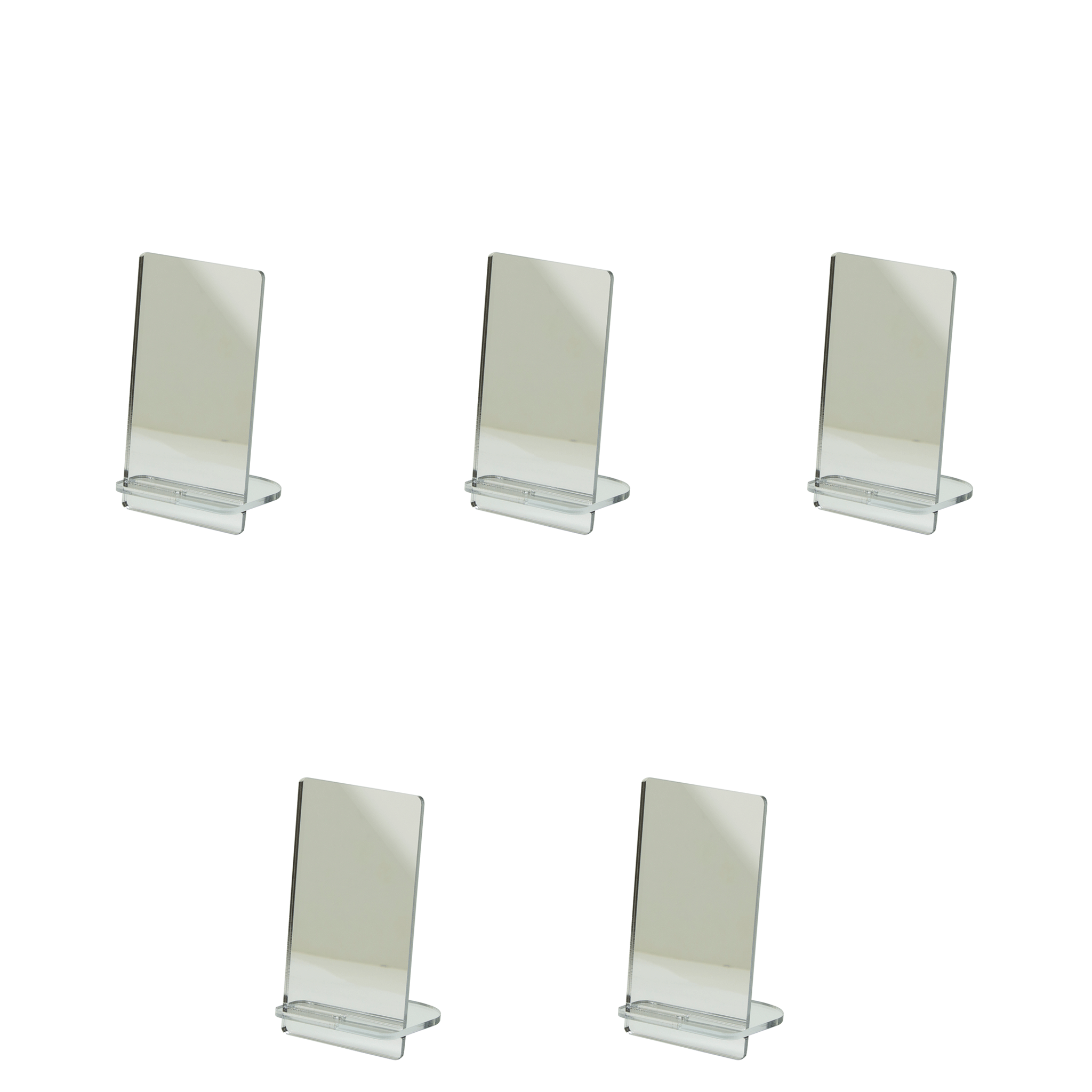 スタンドミラー コンパクト 名刺 レクト　５個入り