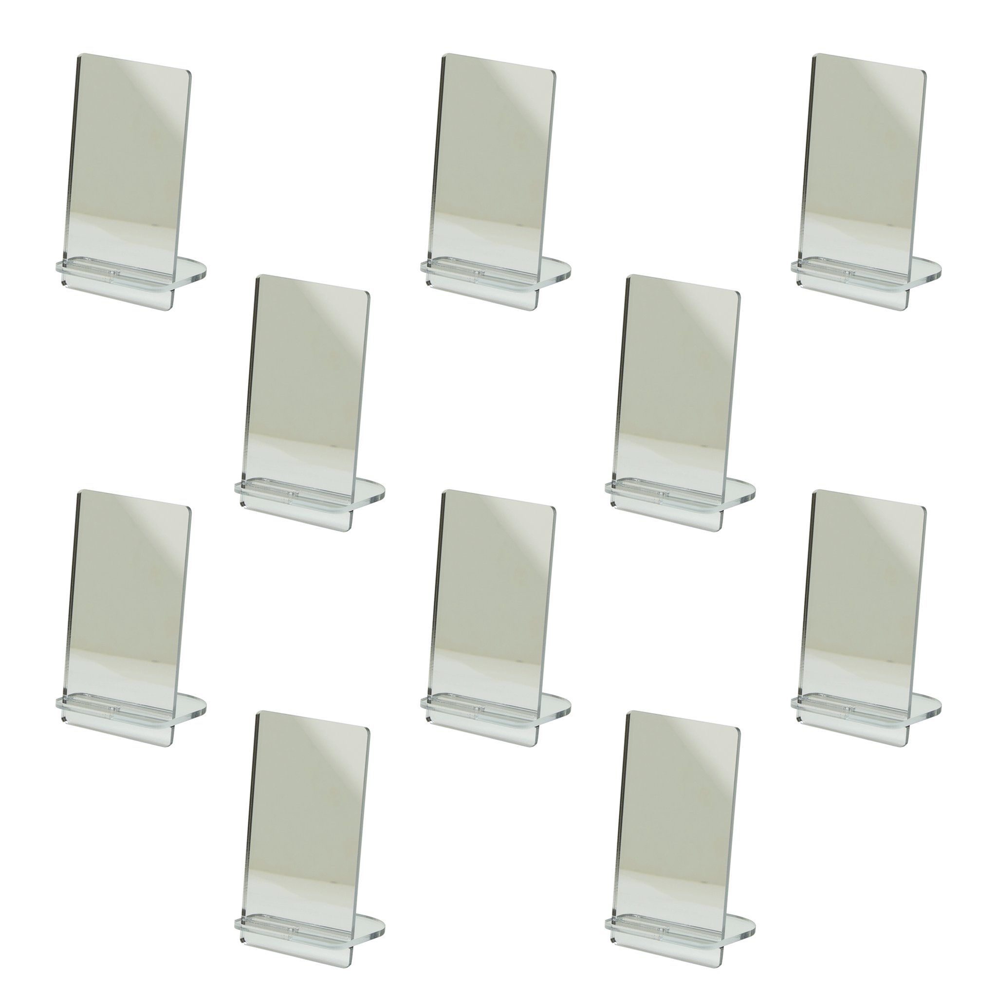 スタンドミラー コンパクト 名刺 レクト　１０個入り