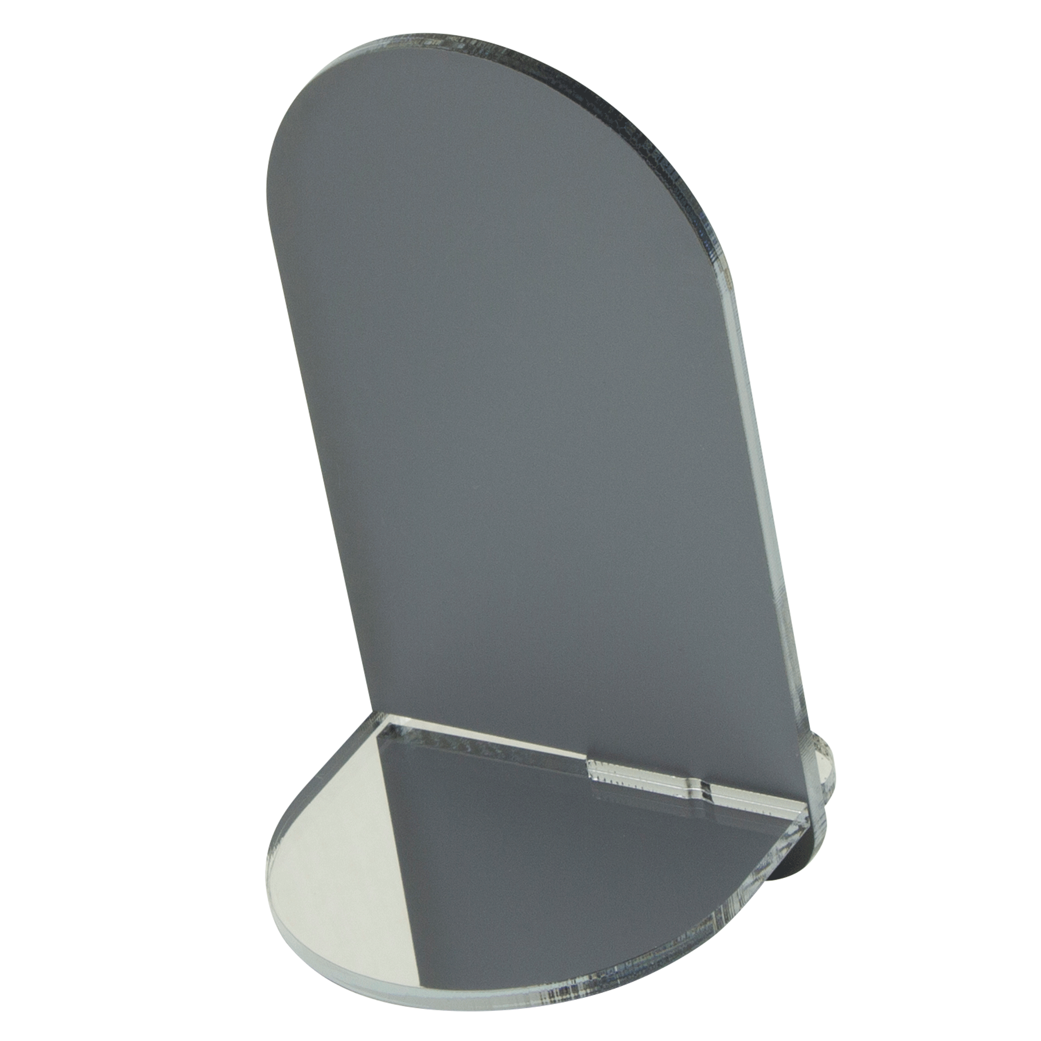 スタンドミラー コンパクト 名刺 アーチ 拡大/裏面