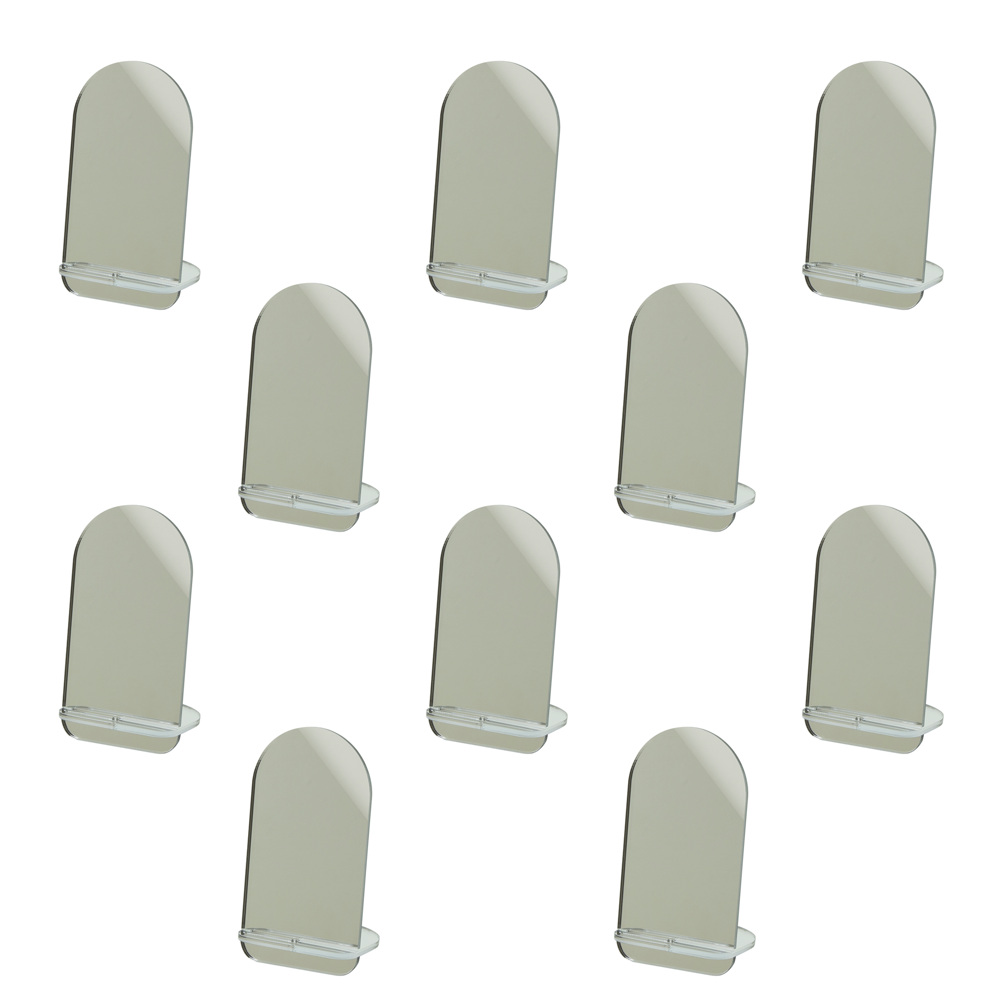 スタンドミラー コンパクト 名刺 アーチ １０個入り