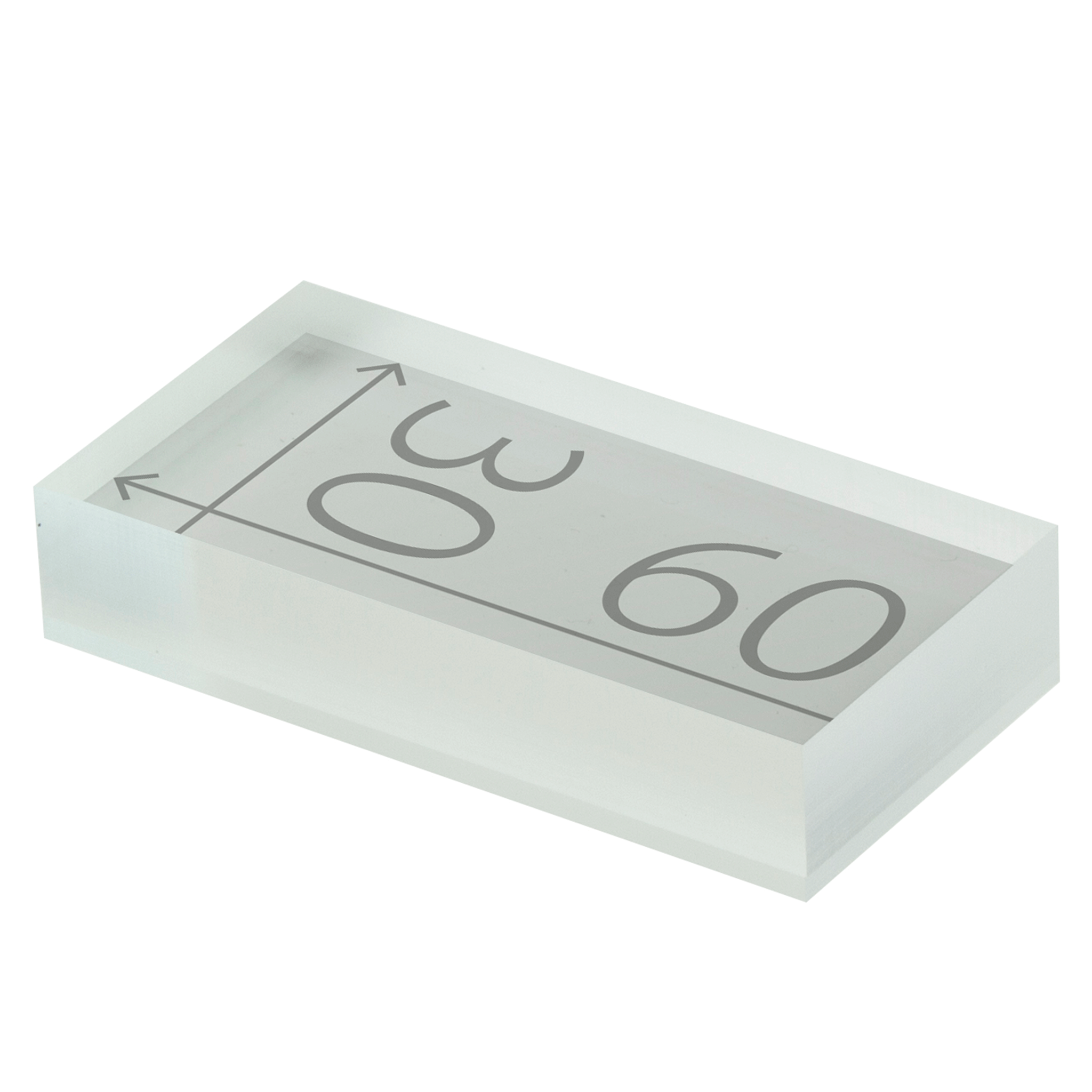 プライスホルダー　30×60 クリア/カンナ サイズ入り 拡大